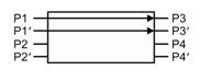 Dual 2X2 Bypass Optical Switch Optical Route State A 