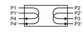 Dual 2X2 Optical Switch SM Optical Route State B