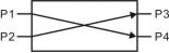 Mini 2x2 bypass Optical Switch Optical Route