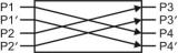 Mini Dual 2X2 Bypass Optical Switch Optical Route